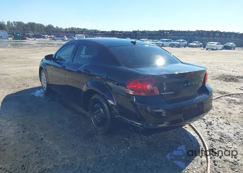 2014 Dodge Avenger Se z USA, uszkodzony, nr VIN 1C3CDZAB0EN126069